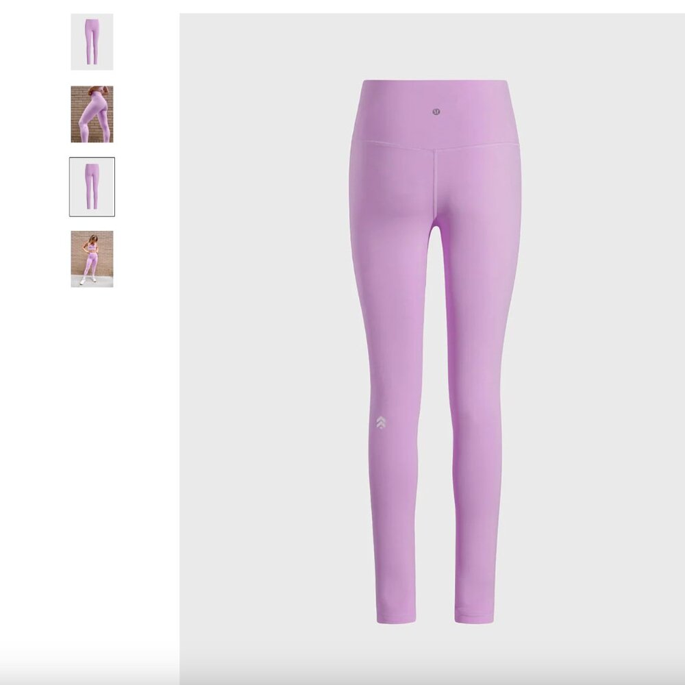NWT lululemon x Barry’s Align HR pant 25” size 10 | vitapink | pink double lined - Picture 6 of 11